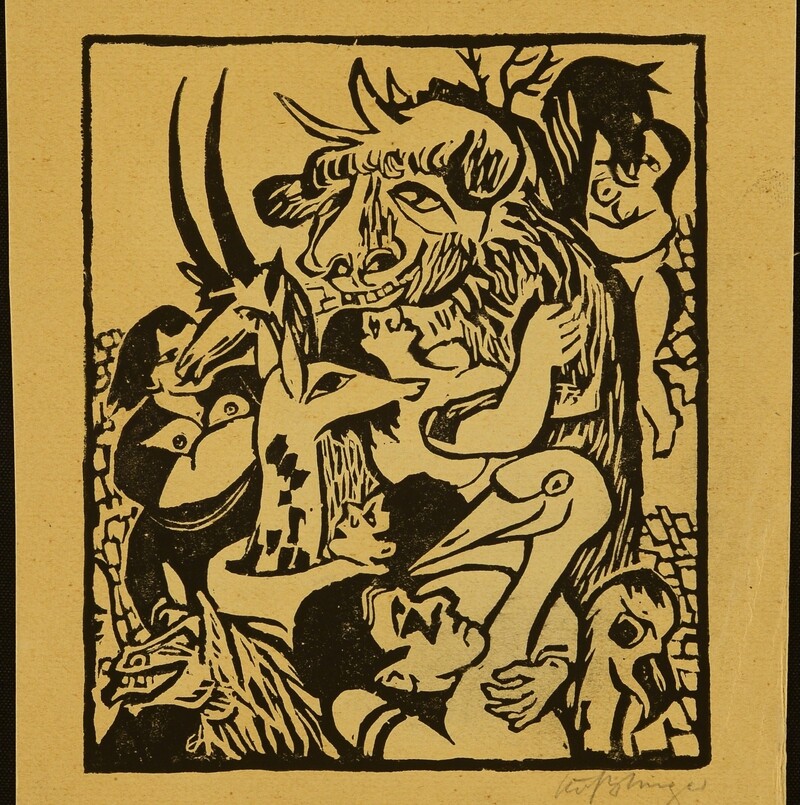 Pan im Dorf (Ill.) L 1946, 153x179








