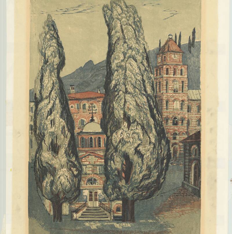 Athos, Kloster Vatopedi, FR 1983, 423x570






